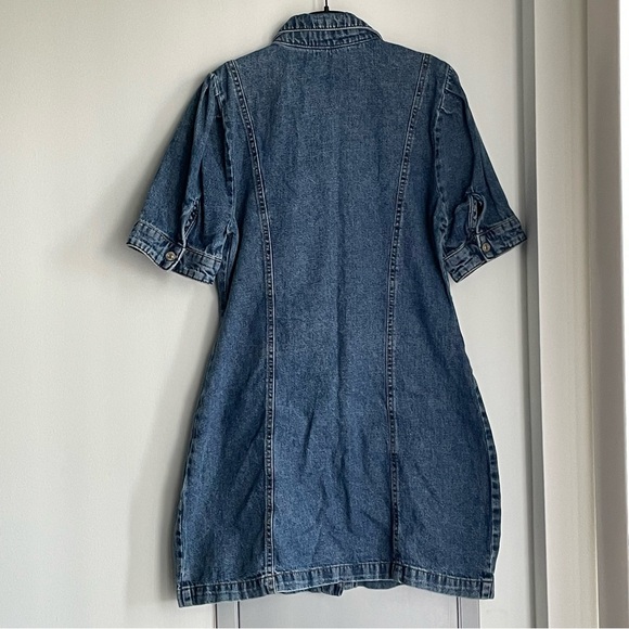 SINCERELY JULES Denim Button-Up Mini Dress - Picture 5 of 9